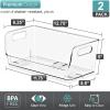 image:imageSorbus Stackable Storage Bins Open Front Clear Stackable Storage Bins Pantry Bins for Storage and Organization Acrylic Stackable Bins for Kitchen Clear Pantry Organizer Bins Small Square 8 PackSmall Wide