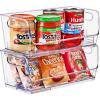 image:imageSorbus Stackable Storage Bins Open Front Clear Stackable Storage Bins Pantry Bins for Storage and Organization Acrylic Stackable Bins for Kitchen Clear Pantry Organizer Bins Small Square 8 PackSmall Wide