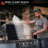 image:imageBBQ Grill Lights Magnetic Base SuperBright LED Lights360 Degree Flexible Gooseneck Weather Resistant Task Lighting Barbecue Grilling Gifts for Men Dad Husband Silver 2 PackBlackstone Handle