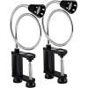 image:imageBBQ Grill Lights Magnetic Base SuperBright LED Lights360 Degree Flexible Gooseneck Weather Resistant Task Lighting Barbecue Grilling Gifts for Men Dad Husband Silver 2 PackBlack