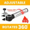 image:imageBBQ Grill Lights Magnetic Base SuperBright LED Lights360 Degree Flexible Gooseneck Weather Resistant Task Lighting Barbecue Grilling Gifts for Men Dad Husband Silver 2 PackBlackstone Handle