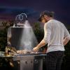 image:imageBBQ Grill Lights Magnetic Base SuperBright LED Lights360 Degree Flexible Gooseneck Weather Resistant Task Lighting Barbecue Grilling Gifts for Men Dad Husband Silver 2 PackBlack