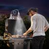 image:imageBBQ Grill Lights Magnetic Base SuperBright LED Lights360 Degree Flexible Gooseneck Weather Resistant Task Lighting Barbecue Grilling Gifts for Men Dad Husband Silver 2 PackSilver