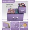 image:imageSorbus Dresser with 7 Drawers  Furniture Storage Chest for Kids Teens Bedroom Nursery Playroom Clothes Toys  Steel Frame Wood Top Tiedye Fabric Bins 7Drawer TiedyePastel Purple