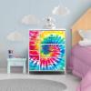 image:imageSorbus Dresser with 7 Drawers  Furniture Storage Chest for Kids Teens Bedroom Nursery Playroom Clothes Toys  Steel Frame Wood Top Tiedye Fabric Bins 7Drawer TiedyeDark Tiedye