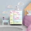 image:imageSorbus Dresser with 7 Drawers  Furniture Storage Chest for Kids Teens Bedroom Nursery Playroom Clothes Toys  Steel Frame Wood Top Tiedye Fabric Bins 7Drawer TiedyeLight Tiedye