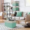 image:imageSorbus Fabric Storage Cubes 15 Inch  Big Sturdy Collapsible Storage Bins with Dual Handles  Foldable Baskets for Organizing Decorative Storage Baskets for Shelves  Home amp Office Use 3 Pack GreenGreen