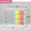 image:imageSorbus Kids Dresser with 8 Drawers  Storage Unit Organizer Chest for Clothes  Bedroom Kids Room Nursery amp Closet TieDye 315 x 12 x 328 DrawerColorful With Stars