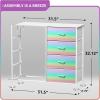 image:imageSorbus Kids Dresser with 8 Drawers  Storage Unit Organizer Chest for Clothes  Bedroom Kids Room Nursery amp Closet TieDye 315 x 12 x 328 DrawerColorful