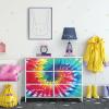 image:imageSorbus Kids Dresser with 8 Drawers  Storage Unit Organizer Chest for Clothes  Bedroom Kids Room Nursery amp Closet TieDye 315 x 12 x 328 DrawerDark Tiedye