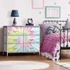 image:imageSorbus Kids Dresser with 8 Drawers  Storage Unit Organizer Chest for Clothes  Bedroom Kids Room Nursery amp Closet TieDye 315 x 12 x 328 DrawerLight Tiedye
