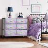 image:imageSorbus Kids Dresser with 8 Drawers  Storage Unit Organizer Chest for Clothes  Bedroom Kids Room Nursery amp Closet TieDye 315 x 12 x 328 DrawerRainbow Sparkle