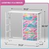 image:imageSorbus Kids Dresser with 8 Drawers  Storage Unit Organizer Chest for Clothes  Bedroom Kids Room Nursery amp Closet TieDye 315 x 12 x 328 DrawerWatercolor