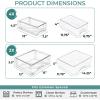 image:imageSorbus Stackable Clear Storage Drawers 6 Pack 2 Wide  4 Small PullOut Organizer Bins  Plastic Drawer Organizers for Bathroom Vanity Makeup Under Sink amp Countertop Organization2 Wide  4 Small