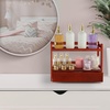 image:imageSorbus Bamboo Bathroom Counter Organizer  2Tier Shelf with Hidden Drawer for Vanity Matcha Station Bathroom Sink Organizer Countertop Kitchen amp Office Storage 17Lx65Wx126H BrownEspresso