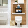 image:imageSorbus Bamboo Bathroom Counter Organizer  2Tier Shelf with Hidden Drawer for Vanity Matcha Station Bathroom Sink Organizer Countertop Kitchen amp Office Storage 17Lx65Wx126H BrownBlack
