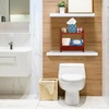 image:imageSorbus Bamboo Bathroom Counter Organizer  2Tier Shelf with Hidden Drawer for Vanity Matcha Station Bathroom Sink Organizer Countertop Kitchen amp Office Storage 17Lx65Wx126H BrownEspresso