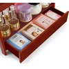 image:imageSorbus Bamboo Bathroom Counter Organizer  2Tier Shelf with Hidden Drawer for Vanity Matcha Station Bathroom Sink Organizer Countertop Kitchen amp Office Storage 17Lx65Wx126H BrownEspresso