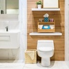 image:imageSorbus Bamboo Bathroom Counter Organizer  2Tier Shelf with Hidden Drawer for Vanity Matcha Station Bathroom Sink Organizer Countertop Kitchen amp Office Storage 17Lx65Wx126H BrownNatural Bamboo