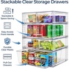 image:imageSorbus Stackable Clear Storage Drawers 5 Pack 1 Wide  2 Medium  2 Small PullOut Organizer Bins  Plastic Drawer Organizers for Bathroom Vanity Makeup Under Sink amp Countertop Organization2 Wide  4 Small
