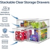 image:imageSorbus Stackable Clear Storage Drawers 5 Pack 1 Wide  2 Medium  2 Small PullOut Organizer Bins  Plastic Drawer Organizers for Bathroom Vanity Makeup Under Sink amp Countertop Organization2 Small  2 Medium