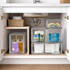 image:imageSorbus Stackable Clear Storage Drawers 5 Pack 1 Wide  2 Medium  2 Small PullOut Organizer Bins  Plastic Drawer Organizers for Bathroom Vanity Makeup Under Sink amp Countertop Organization2 Large  2 Medium  2 Small