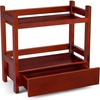 image:imageSorbus Bamboo Bathroom Counter Organizer  2Tier Shelf with Hidden Drawer for Vanity Matcha Station Bathroom Sink Organizer Countertop Kitchen amp Office Storage 17Lx65Wx126H BrownEspresso