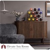 image:imageSorbus 14 Bottle Wine Rack  Stackable Metal Wine Storage Organizer with Honeycomb Design  Cabinet Pantry or Bar Wine Bottle Holder  Modern Black Wine Racks Countertop  No Assembly Required