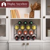 image:imageSorbus 14 Bottle Wine Rack  Stackable Metal Wine Storage Organizer with Honeycomb Design  Cabinet Pantry or Bar Wine Bottle Holder  Modern Black Wine Racks Countertop  No Assembly Required