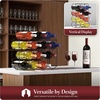 image:imageSorbus 14 Bottle Wine Rack  Stackable Metal Wine Storage Organizer with Honeycomb Design  Cabinet Pantry or Bar Wine Bottle Holder  Modern Black Wine Racks Countertop  No Assembly Required