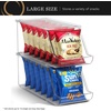 image:imageSorbus Stackable Snack Organizer Bins Open Front  Clear Pantry Storage Bins for Chips Snacks amp Food Pouches  Kitchen Pantry Organizer 2 Pack2 Pack