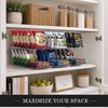 image:imageSorbus Stackable Snack Organizer Bins Open Front  Clear Pantry Storage Bins for Chips Snacks amp Food Pouches  Kitchen Pantry Organizer 2 Pack4 Pack