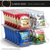 image:imageSorbus Stackable Snack Organizer Bins Open Front  Clear Pantry Storage Bins for Chips Snacks amp Food Pouches  Kitchen Pantry Organizer 2 Pack4 Pack