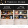 image:imageSorbus Stackable Snack Organizer Bins Open Front  Clear Pantry Storage Bins for Chips Snacks amp Food Pouches  Kitchen Pantry Organizer 2 Pack4 Pack