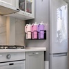image:imageSorbus Stanley Cup Organizer  3Cup Holder for Cabinet Fridge or Wall  Magnetic or Screw Mount  Stanley Storage Organizer for 20oz 30oz 40oz Cups Tumblers and Water Bottles Silver 1PackBlack