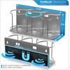 image:imageSorbus Stanley Cup Organizer  3Cup Holder for Cabinet Fridge or Wall  Magnetic or Screw Mount  Stanley Storage Organizer for 20oz 30oz 40oz Cups Tumblers and Water Bottles Silver 1PackSilver
