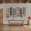 image:imageSorbus Wall Mount Wine Rack  Holds 12 Bottles  Black Metal Wine Bottle Holder for Wall Modern Wine Rack for Home Bar Kitchen12 Tier