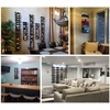 image:imageSorbus Wall Mount Wine Rack  Holds 12 Bottles  Black Metal Wine Bottle Holder for Wall Modern Wine Rack for Home Bar Kitchen12 Tier