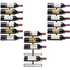 image:imageSorbus Wall Mount Wine Rack  Holds 12 Bottles  Black Metal Wine Bottle Holder for Wall Modern Wine Rack for Home Bar Kitchen6 Tier