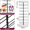 image:imageSorbus Wall Mount Wine Rack  Holds 12 Bottles  Black Metal Wine Bottle Holder for Wall Modern Wine Rack for Home Bar Kitchen9 Tier