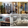 image:imageSorbus Wall Mount Wine Rack  Holds 12 Bottles  Black Metal Wine Bottle Holder for Wall Modern Wine Rack for Home Bar Kitchen9 Tier