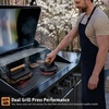 image:imageSorbus Smash Burger Press Kit  Cast Iron Grill Press Set with 7 Inch Round Burger Press and 8 x 4 Inch Rectangle Hamburger Press Burger Smasher for Griddle Sandwich Nonstick Pan