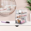 image:imageSorbus Large Clear Stackable Storage Drawers  6Pack Plastic Organizer Bins with Handles  Stackable PullOut Storage Drawers for Closet Pantry Office Bathroom Craft and Toy Organization4 Pack