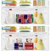 image:imageSorbus Water Bottle Organizer for Fridge with Lid  Holds 9 Bottles  Stackable Drink Organizer for Refrigerator Pantry or Countertop  Clear BPAFree Plastic Bottle Storage Holder 4 PackSkinny Can