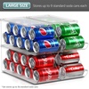 image:imageSorbus Water Bottle Organizer for Fridge with Lid  Holds 9 Bottles  Stackable Drink Organizer for Refrigerator Pantry or Countertop  Clear BPAFree Plastic Bottle Storage Holder 4 PackStandard Can