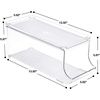 image:imageSorbus Water Bottle Organizer for Fridge with Lid  Holds 9 Bottles  Stackable Drink Organizer for Refrigerator Pantry or Countertop  Clear BPAFree Plastic Bottle Storage Holder 4 PackStandard Can