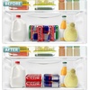 image:imageSorbus Water Bottle Organizer for Fridge with Lid  Holds 9 Bottles  Stackable Drink Organizer for Refrigerator Pantry or Countertop  Clear BPAFree Plastic Bottle Storage Holder 4 PackSkinny Can