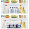 image:imageSorbus Water Bottle Organizer for Fridge with Lid  Holds 9 Bottles  Stackable Drink Organizer for Refrigerator Pantry or Countertop  Clear BPAFree Plastic Bottle Storage Holder 4 PackBottle