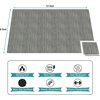 image:imageSorbus Wood Grain Floor Tiles Foam Mat EVA Interlocking Mats Tile 38Inch Thick Flooring Wood Puzzle Exercise Mats wBorders  Home Playroom Basement Apartment Trade Show Baby DanceGrey