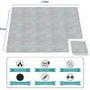 image:imageSorbus Wood Grain Floor Tiles Foam Mat EVA Interlocking Mats Tile 38Inch Thick Flooring Wood Puzzle Exercise Mats wBorders  Home Playroom Basement Apartment Trade Show Baby DanceTerrazzo  Green